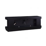 Perseux Black TV Stand w/ Heater by Furniture of America at Eve Furniture