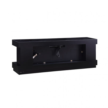 Perseux Black TV Stand w/ Heater by Furniture of America at Eve Furniture