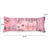 Persia 27"X10" Pink Cotton Bolster Pillow by TOV Furniture at Eve Furniture