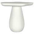 Perth Off White 17-inch Cloud Shaped Top Side Table by Coaster at Eve Furniture