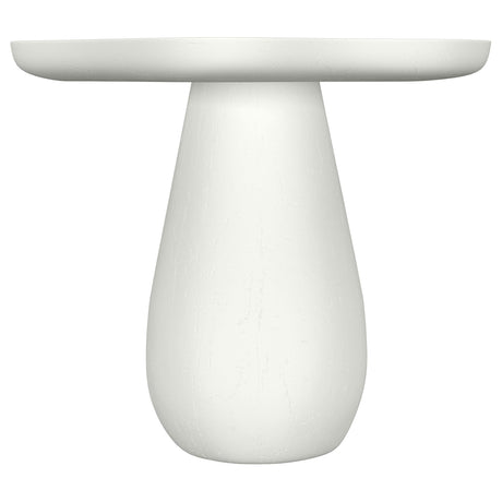 Perth Off White 17-inch Cloud Shaped Top Side Table by Coaster at Eve Furniture