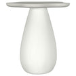 Perth Off White Cloud Shaped Top Side Table by Coaster at Eve Furniture