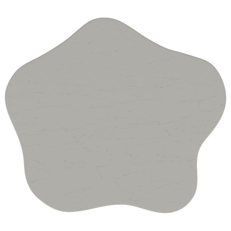 Perth Off White Cloud Shaped Top Side Table by Coaster at Eve Furniture