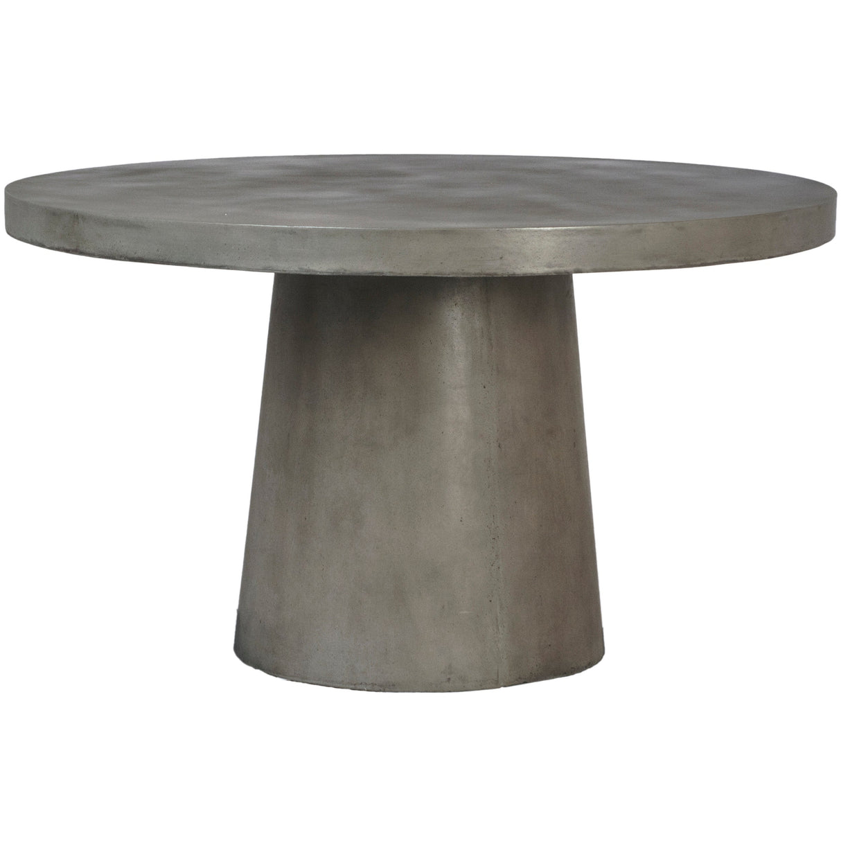 Perth Outdoor Round Dining Table, Dark Grey by Dovetail at Eve Furniture