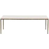 Perugia Coffee Table, White by Dovetail at Eve Furniture