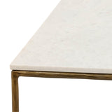 Perugia Coffee Table, White by Dovetail at Eve Furniture