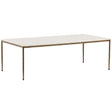 Perugia Coffee Table, White by Dovetail at Eve Furniture