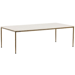 Perugia Coffee Table, White by Dovetail at Eve Furniture