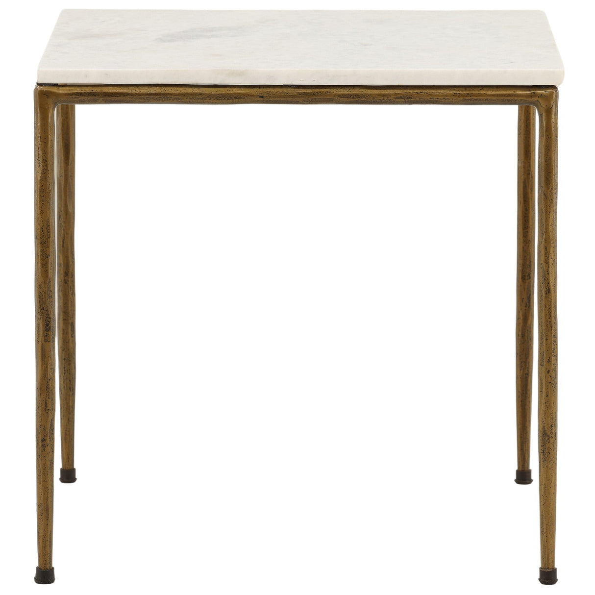 Perugia Side Table, White by Dovetail at Eve Furniture