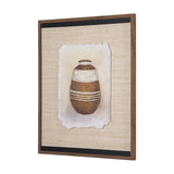 Peruvian Beginnings I by Mercana Studio Hand Embelished Textured Framed Artwork Matted under Glass by Mercana at Eve Furniture
