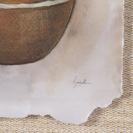 Peruvian Beginnings I by Mercana Studio Hand Embelished Textured Framed Artwork Matted under Glass by Mercana at Eve Furniture