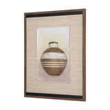 Peruvian Beginnings II by Mercana Studio Hand Embelished Textured Framed Artwork Matted under Glass by Mercana at Eve Furniture