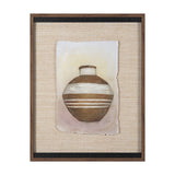 Peruvian Beginnings II by Mercana Studio Hand Embelished Textured Framed Artwork Matted under Glass by Mercana at Eve Furniture