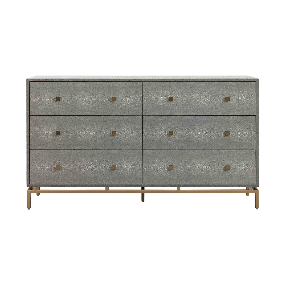 Pesce Shagreen 6 Drawer Dresser by TOV Furniture at Eve Furniture