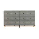 Pesce Shagreen 6 Drawer Dresser by TOV Furniture at Eve Furniture