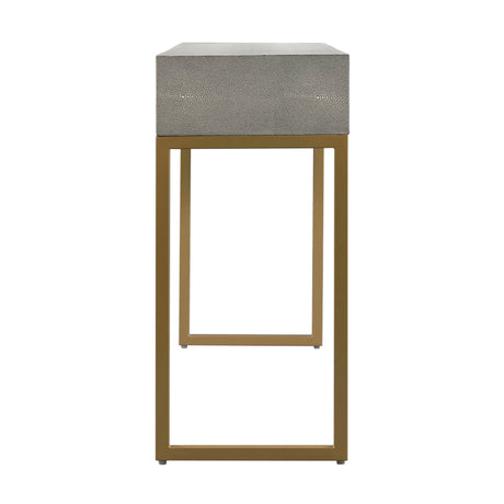Pesce Shagreen Console Table by TOV Furniture at Eve Furniture