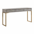 Pesce Shagreen Console Table by TOV Furniture at Eve Furniture