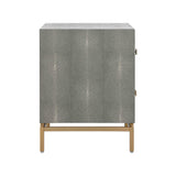 Pesce Shagreen Nightstand by TOV Furniture at Eve Furniture