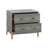 Pesce Shagreen Nightstand by TOV Furniture at Eve Furniture