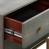 Pesce Shagreen Nightstand by TOV Furniture at Eve Furniture