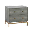 Pesce Shagreen Nightstand by TOV Furniture at Eve Furniture