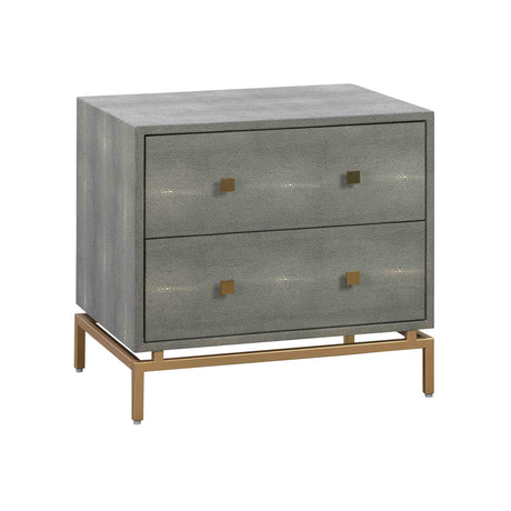 Pesce Shagreen Nightstand by TOV Furniture at Eve Furniture