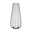 Petiole II Large Gold Toned Metal Table Candle Holder by Mercana at Eve Furniture