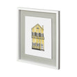 Petit Mansion III by Jones a Hand Embellished Textured Framed Art Print Matted under Glass by Mercana at Eve Furniture