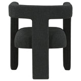 Petra Black Boucle Upholstered Accent Side Chair by Coaster at Eve Furniture
