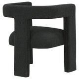 Petra Black Boucle Upholstered Accent Side Chair by Coaster at Eve Furniture