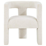 Petra White Boucle Upholstered Accent Side Chair