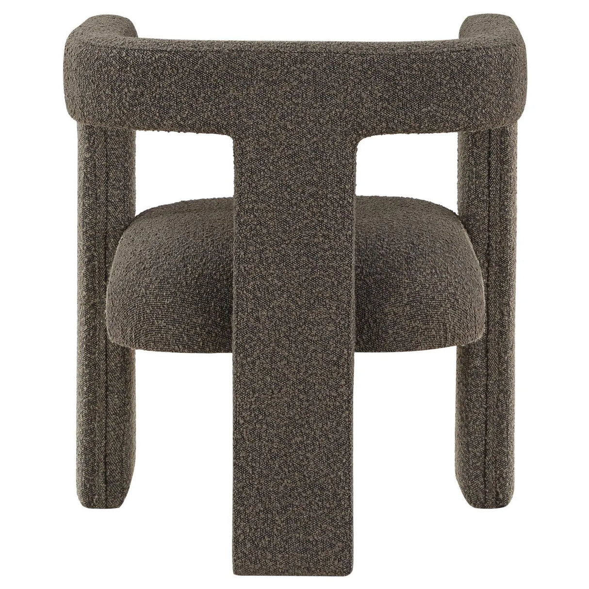Petra Chocolate Brown Boucle Upholstered Accent Side Chair by Coaster at Eve Furniture