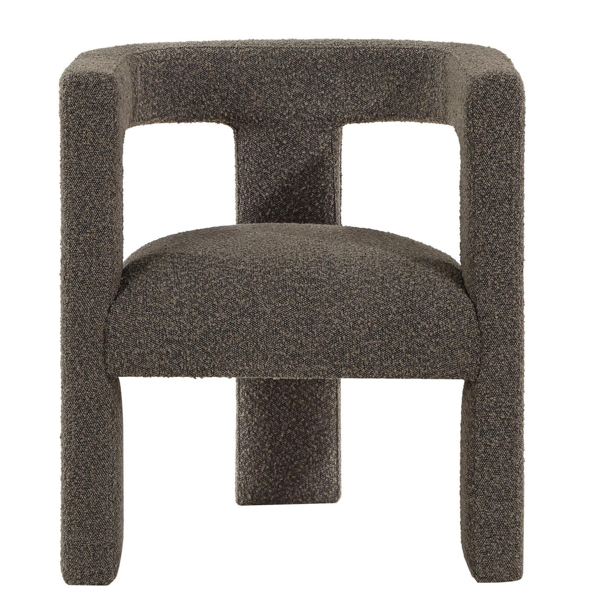 Petra Chocolate Brown Boucle Upholstered Accent Side Chair by Coaster at Eve Furniture