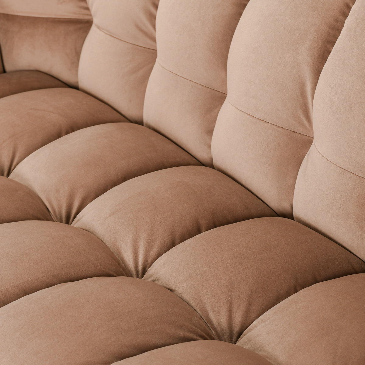 Petra French Beige Velvet Sofa by Classic Home at Eve Furniture