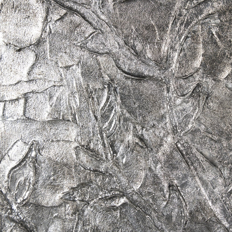 Pewter Leaves II by Morgan McLaren a Framed Art Print Matted under Glass by Mercana at Eve Furniture