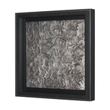 Pewter Leaves III by Morgan McLaren a Framed Art Print Matted under Glass by Mercana at Eve Furniture