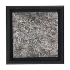 Pewter Leaves IV by Morgan McLaren a Framed Art Print Matted under Glass by Mercana at Eve Furniture