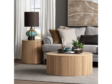 Pfifer Blue/Chocolate Table Lamp by Crestview at Eve Furniture