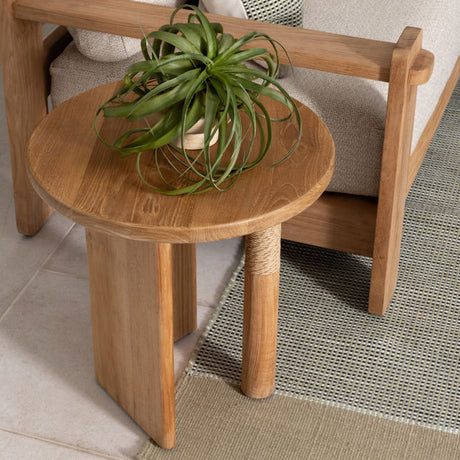 Phaedra Outdoor Side Table by Dovetail at Eve Furniture