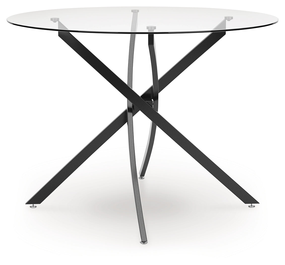 Pharwynn Black Dining Table by Ashley at Eve Furniture