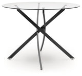 Pharwynn Black Dining Table by Ashley at Eve Furniture