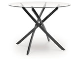 Pharwynn Black Dining Table by Ashley at Eve Furniture