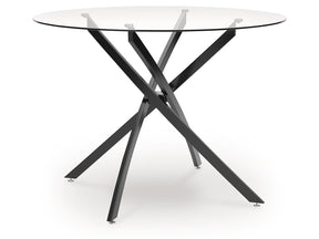 Pharwynn Black Dining Table by Ashley at Eve Furniture