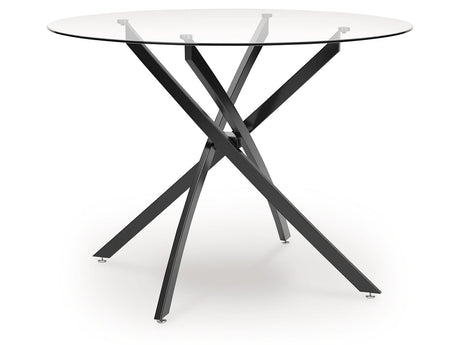 Pharwynn Black Dining Table by Ashley at Eve Furniture