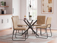 Pharwynn Brown and Black Dining Room Set by Ashley at Eve Furniture