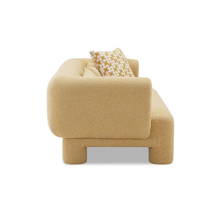 Phedra Yellow Sofa by Furniture of America at Eve Furniture