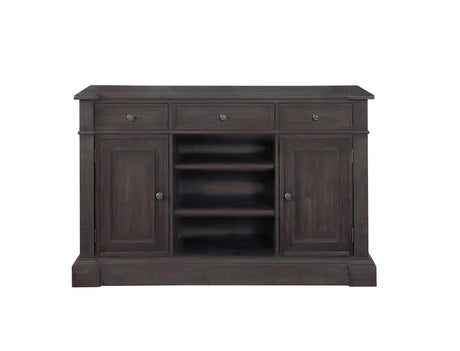 Phelps 2-Door Rectangular Server Antique Noir