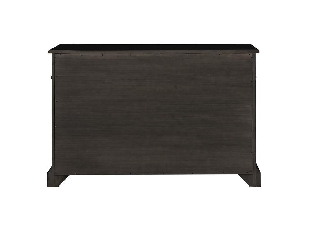 Phelps 2-Door Rectangular Server Antique Noir by Coaster at Eve Furniture