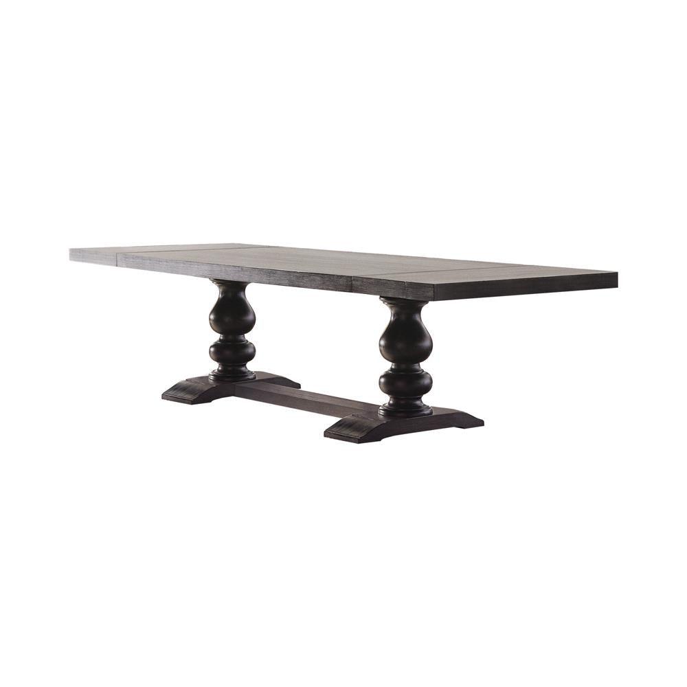 Phelps Antique Noir Rectangular Dining Table by Coaster at Eve Furniture
