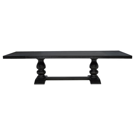 Phelps Distressed Noir 7-piece Rectangular Dining Table Set by Coaster at Eve Furniture